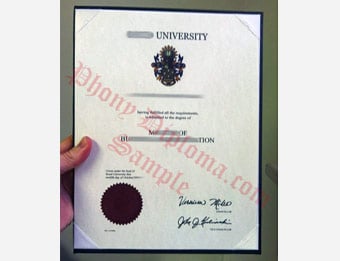 Bond University - Fake Diploma Sample from Australia